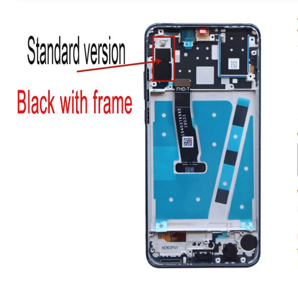 Original testado 2312*1080 display substituição para huawei p30 lite nova 4e lcd tela de toque digitador assembléia MAR-LX1 lx2 al01: Standard Black