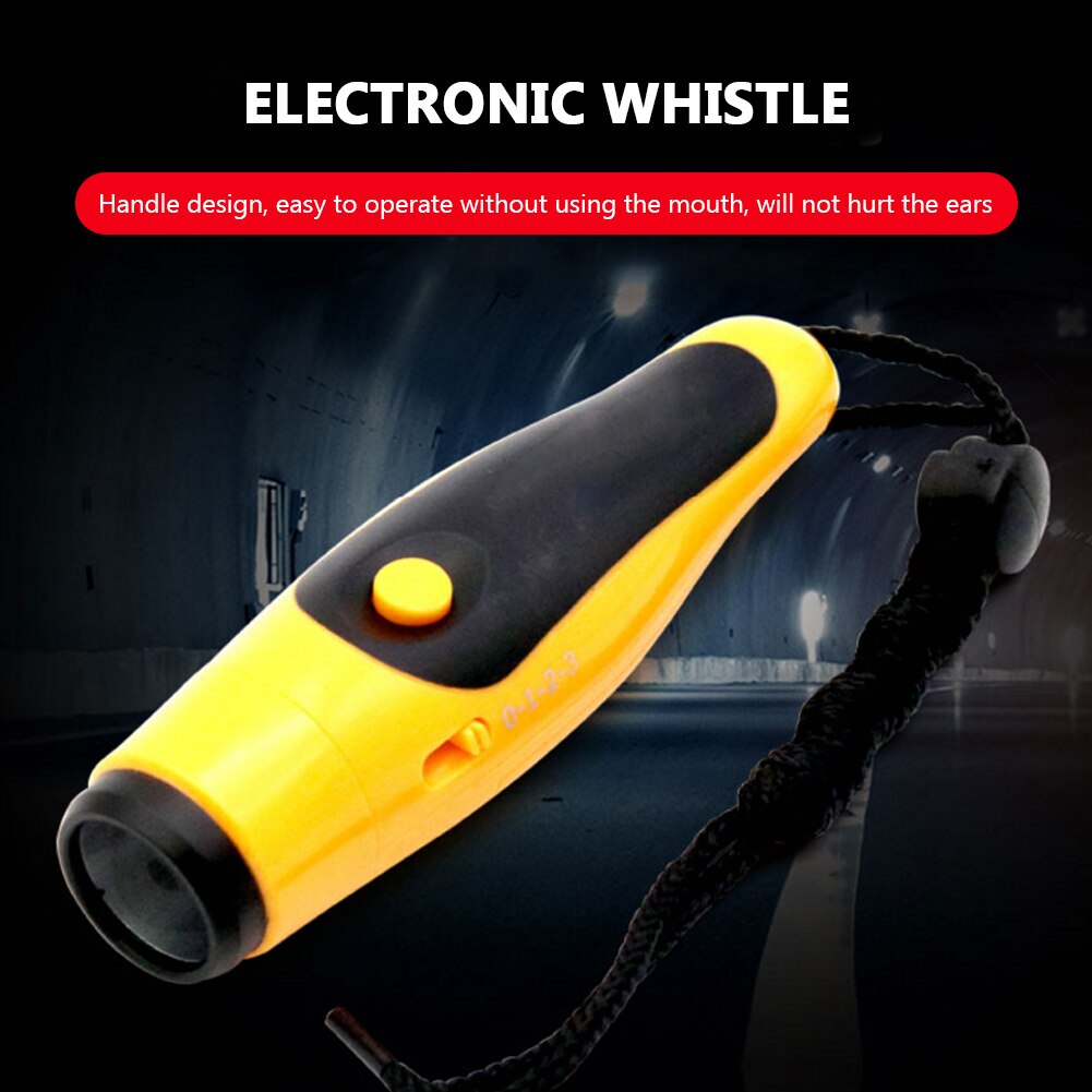 Elektronische Fluitje Drie Modi Outdoor Survival Met Lanyard Scheidsrechter 125 Decibel Voor Outdoor Oefening Sport Survival Apparatuur