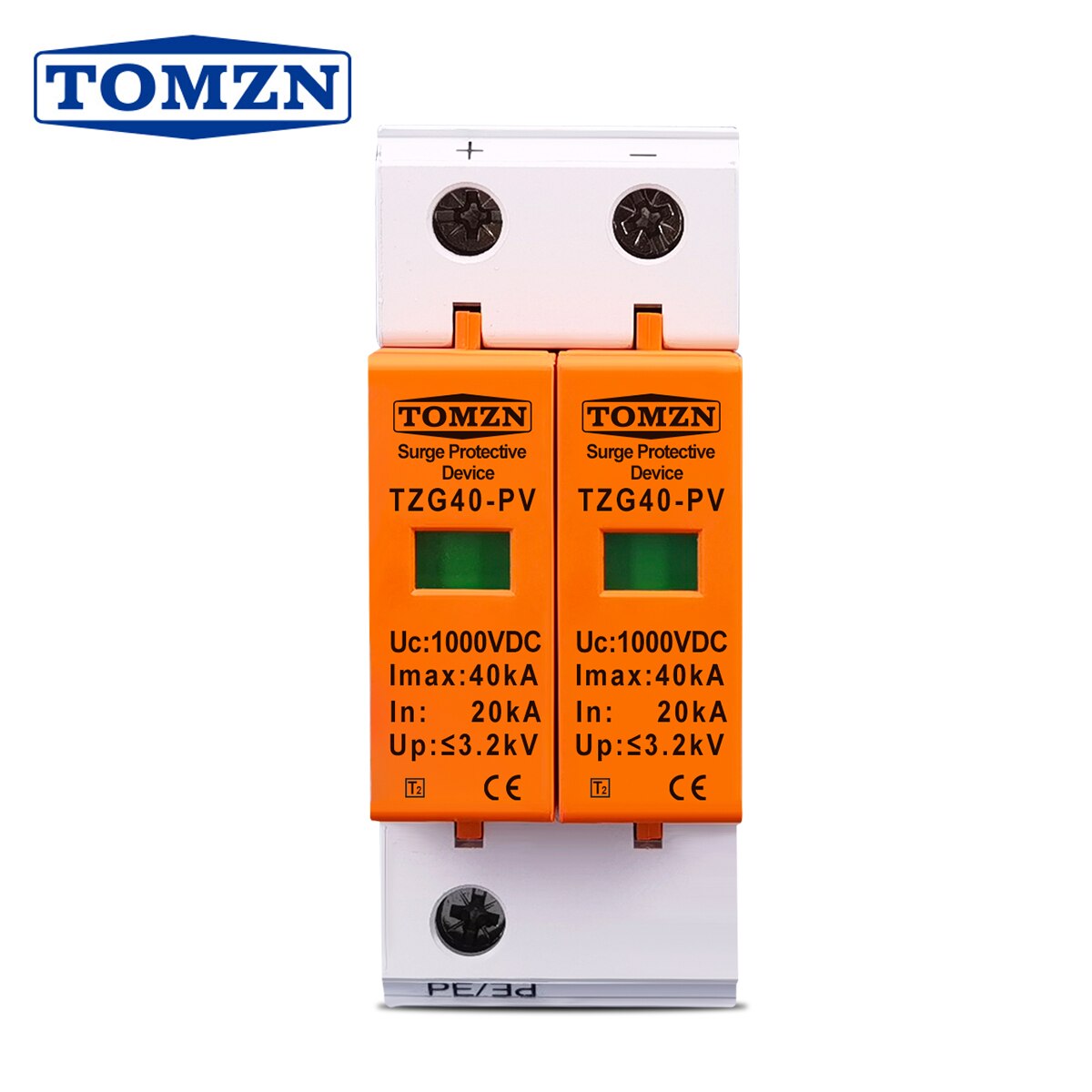 Tomzn Dc Spd 1000V 20KA ~ 40KA Huis Surge Protector Beschermende Low-Voltage Afleider Apparaat