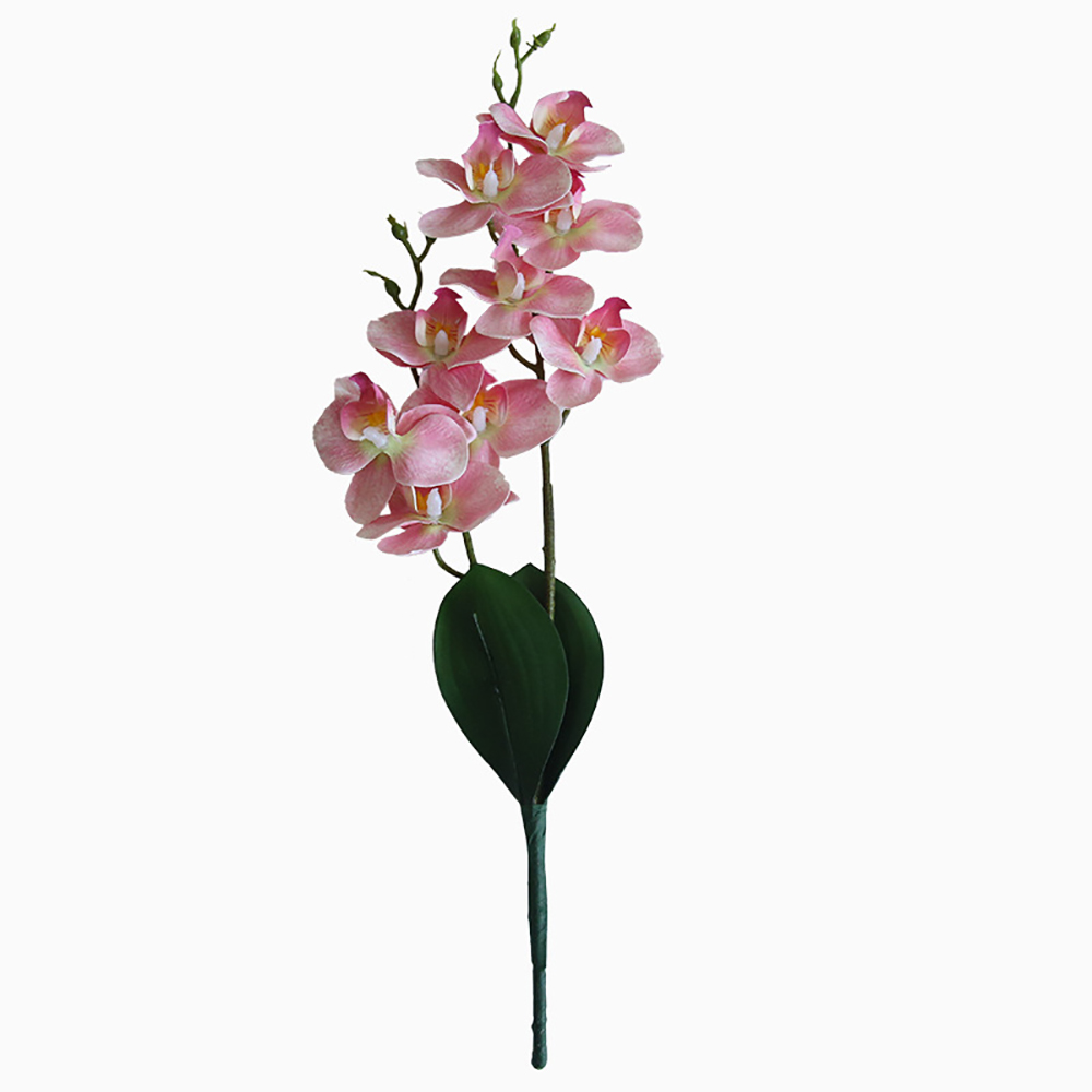 Artificial Flower Branch Silk Artificial Moth Orchid Butterfly Orchid for DIY House Wedding Festival Home Decoration