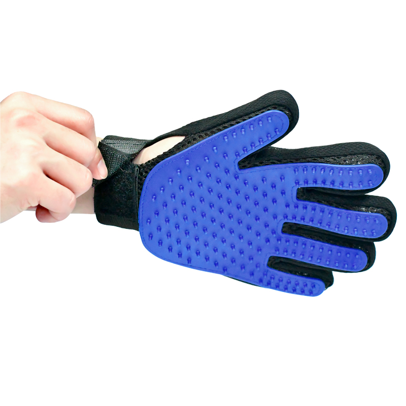 Silicone Pet Dog Cat Grooming Gloves Pet Cat Massage Glove Hair Brush Shower Comb Dog Bath Deshedding Cleaning Tool