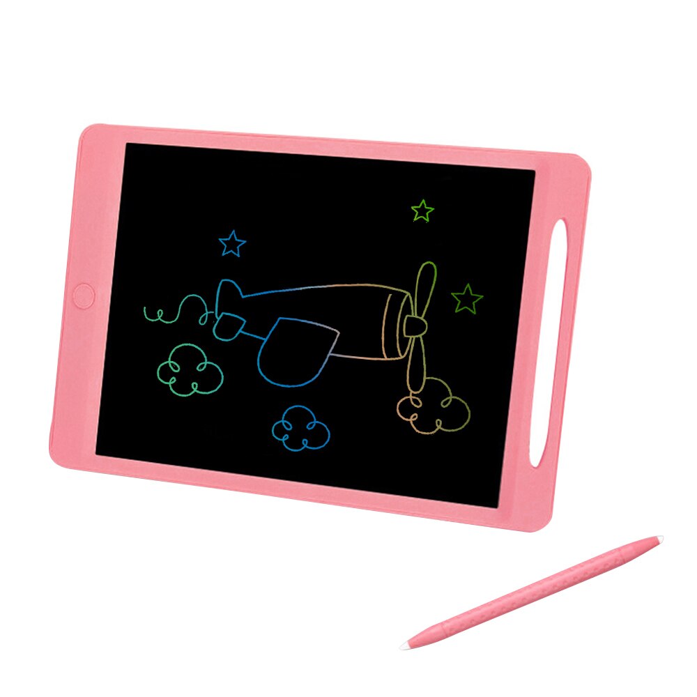 11.5 In LCD Writing Tablet Pressure-sensitive Double-headed Pen Drawing Board Handwriting Paper Doodle Pad for School Office: Pink Multicolored