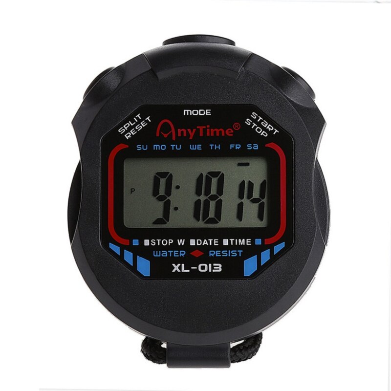 Waterproof Stop Watch Handheld Outdoor Sports Running Training Timer Portable Digital Stopwatch Timer: C