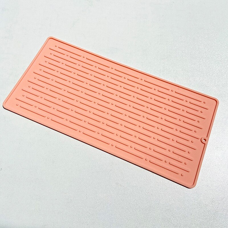 Duurzaam Siliconen Gerechten Protector Sink Mat Tafel Keuken Thuis Anti Slip Drogen Gerechten Afvoer Mat Hittebestendige Aanrecht Mat