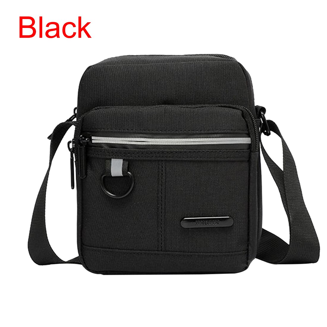 Bolsa de mensajero de 3 capas para hombre, bolsos de hombro tipo bandolera de viaje, Bolso pequeño de mano con cremallera para trabajo y negocios: color3