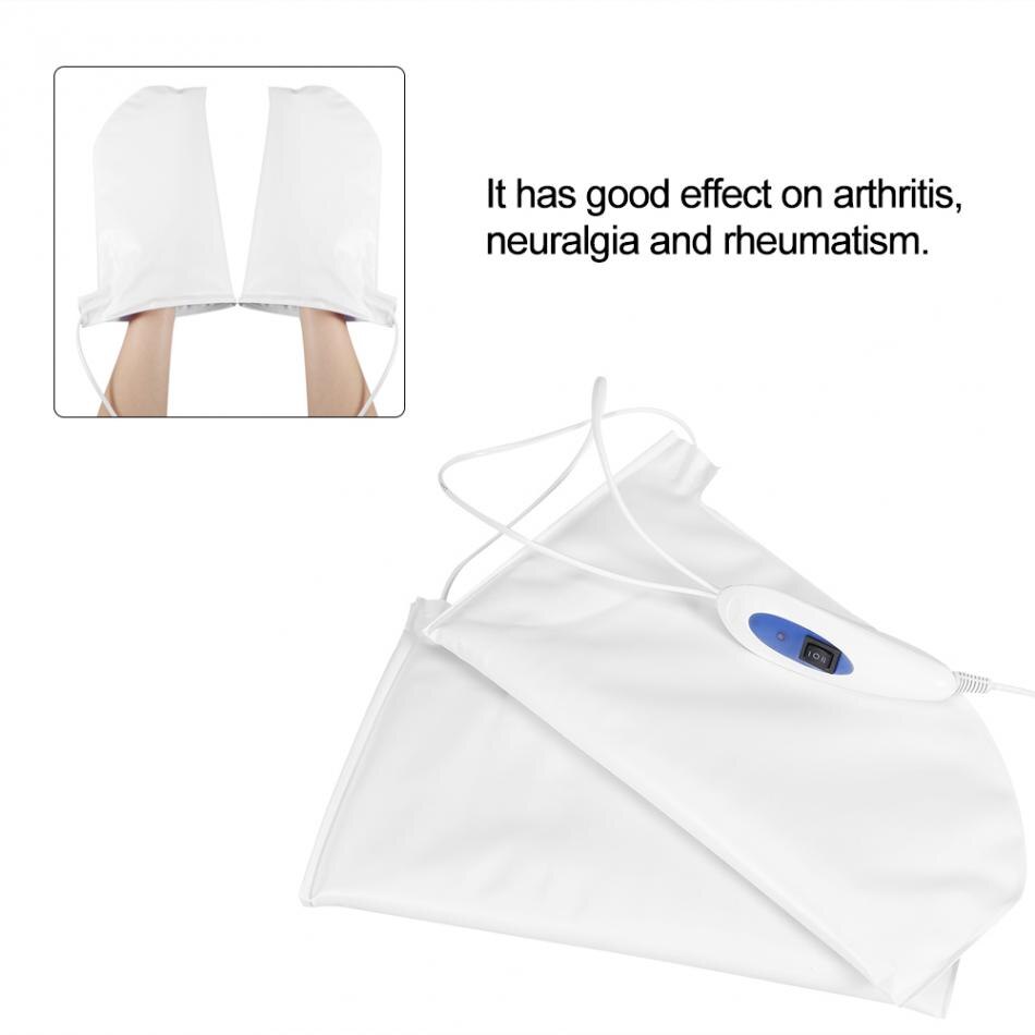 Manoplas terapéuticas eléctricas para manos y pies, terapia de cera para manicura de parafina, depilación con cera, tratamiento de SPA Mate para la piel