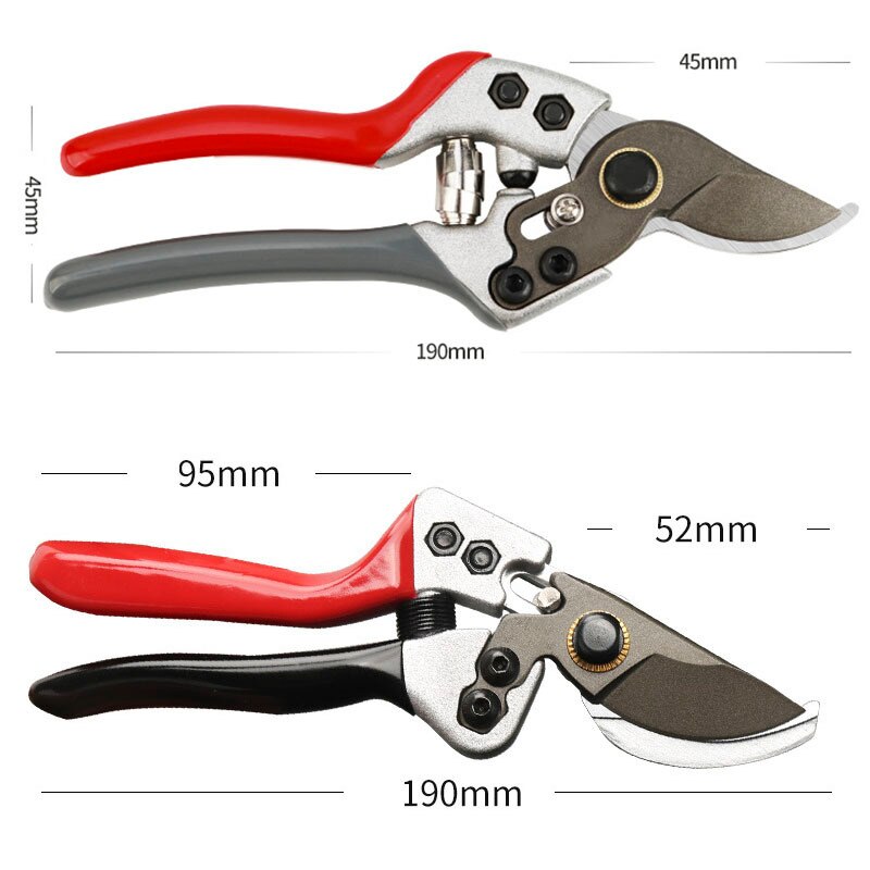 Pruner Tree Cutter Gardening Pruning Shear Scissor Stainless Steel Cutting Tools Set Home Tools Anti-slip