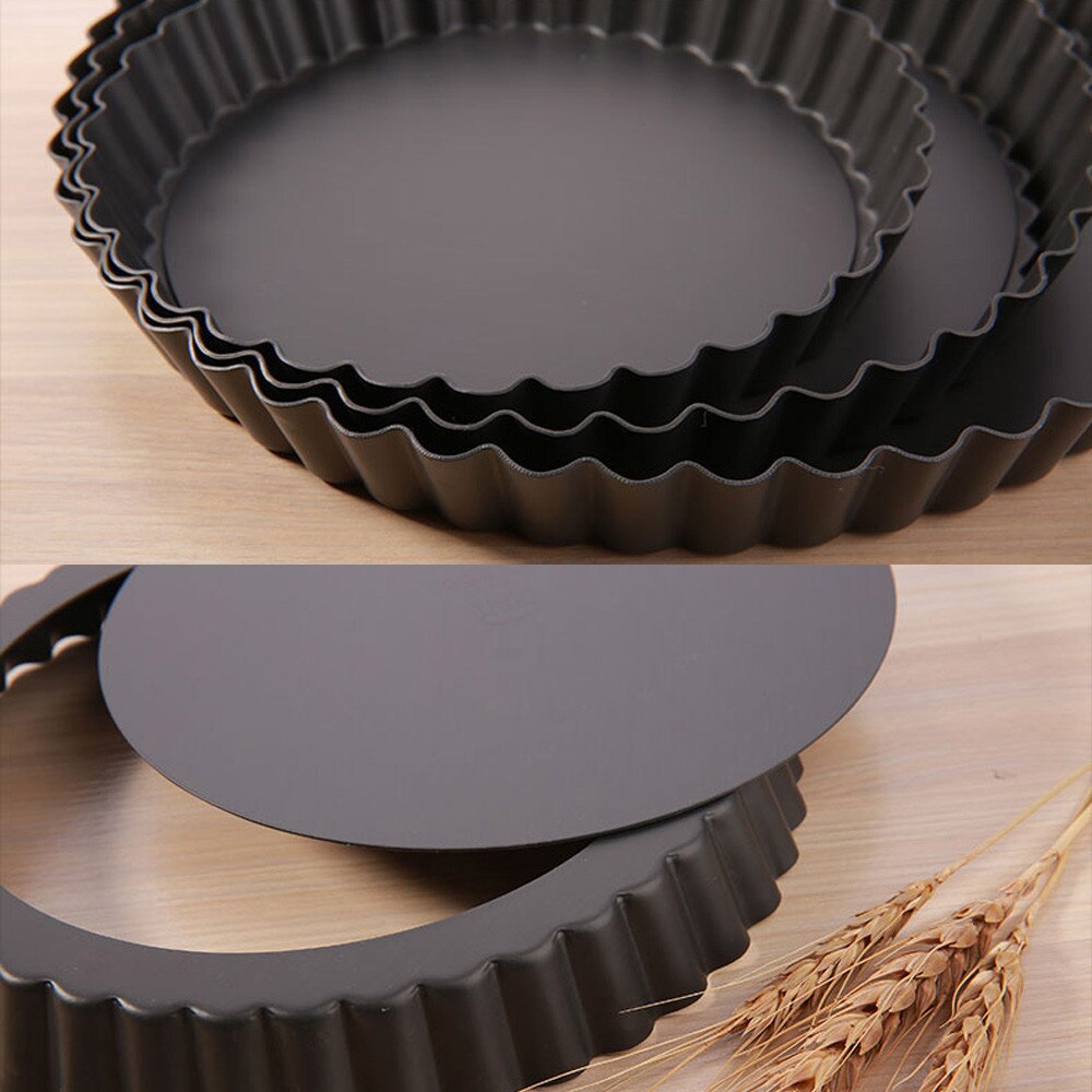 3 Maten Aluminium Ronde Cake Pan Verwijderbare Bodem Non-stick Bakvorm Diy Pie Pizza Cake Pan Bakvormen keuken Gereedschap