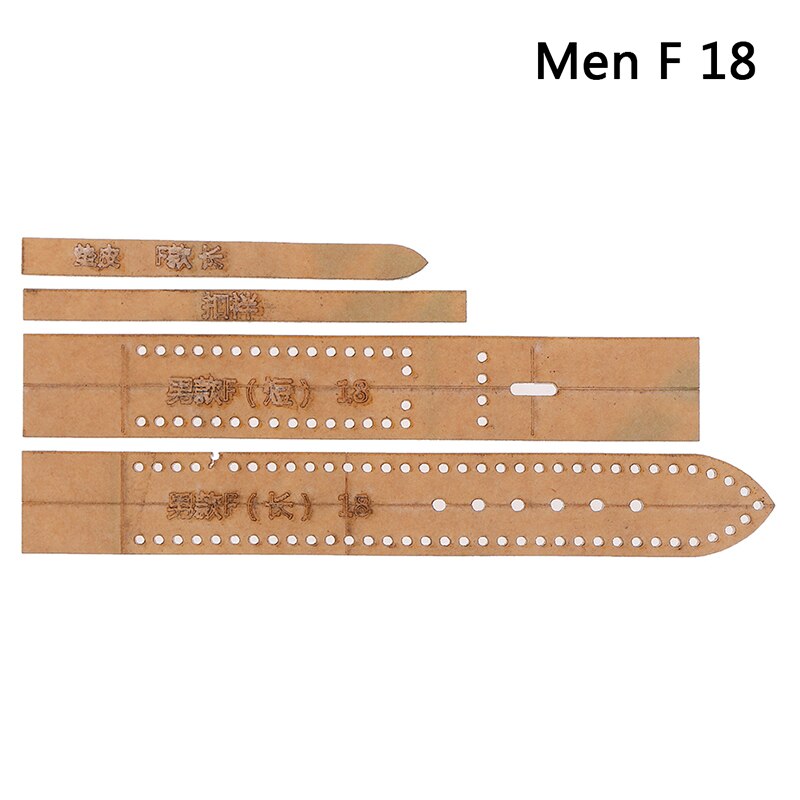 Plantilla de correa de reloj para hombre y mujer, molde de plantilla, herramienta de artesanía de cuero DIY, novedad: 1
