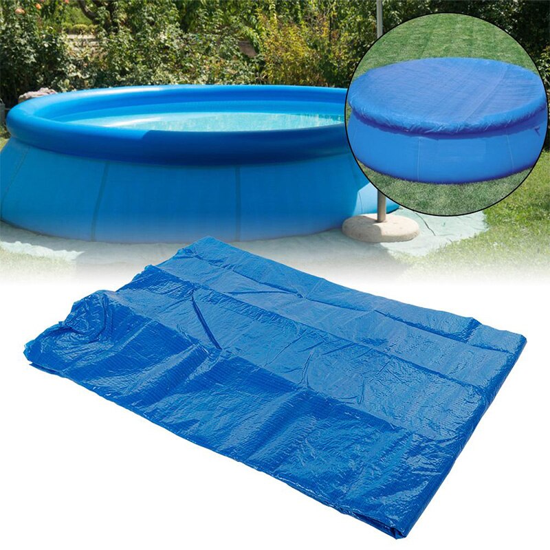 Swimming Pool Cover Cloth Waterproof Dustproof Foldable UV-resistant Tarpaulin JW