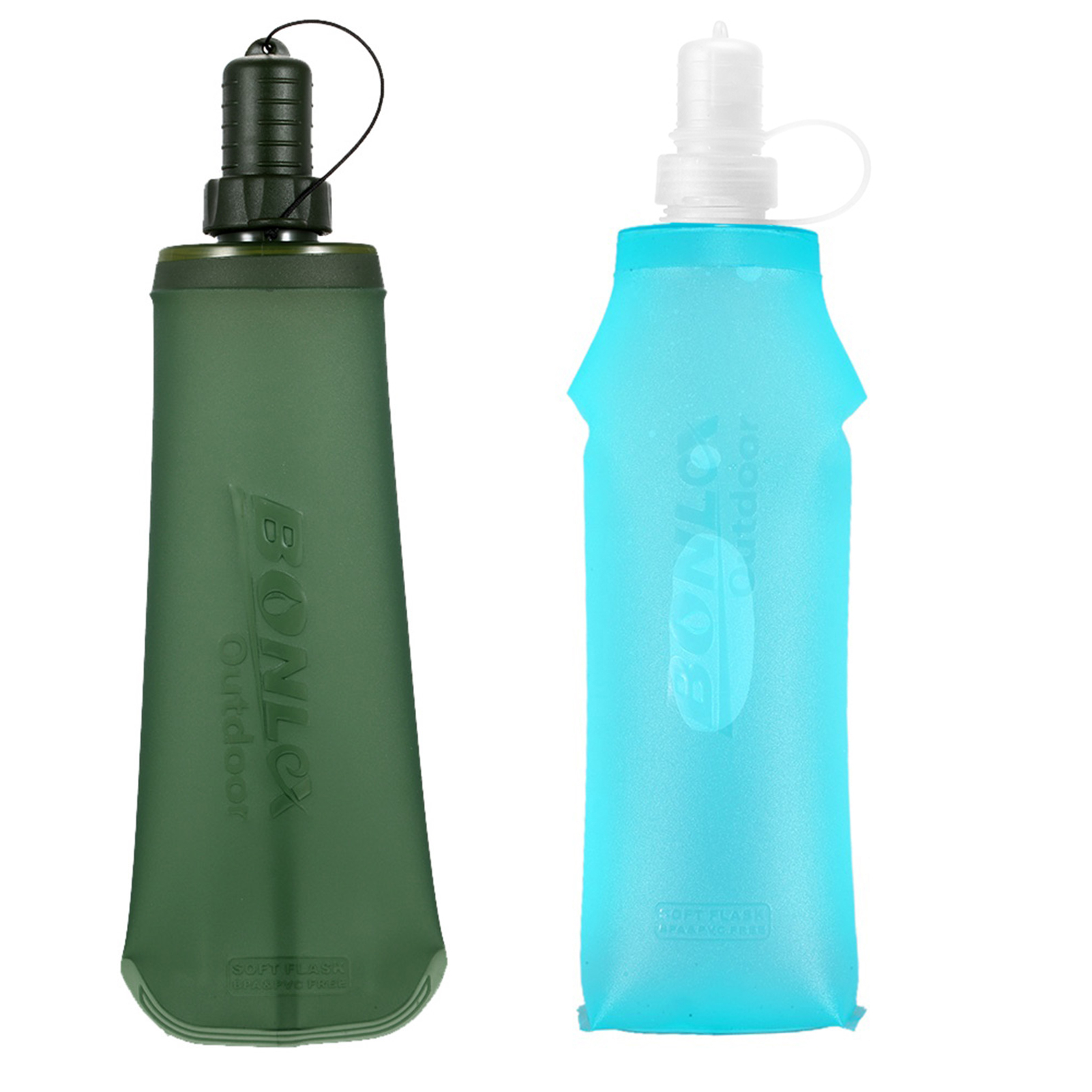 250/500ml TPU Portable Sport Folding Flask For Outdoor Running Climbing Camping Collapsible Water Bag