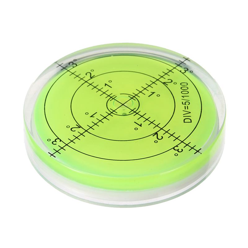 Daniu 60mm grote waterpas met cirkelvormige meetpunten voor het waterpas stellen van het camerastatief