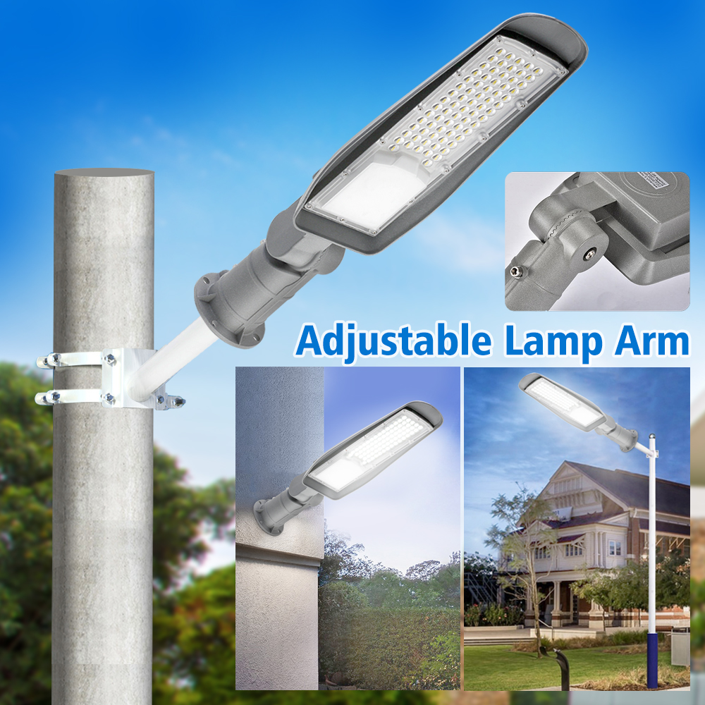 Super Bright LED Street Light 50W 100W 150W 200W IP66 Waterproof Outdoor Lighting Floodlight Spotlight Garden Road Lights