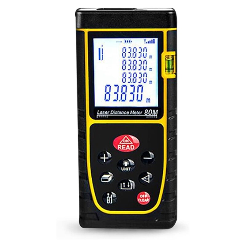 Distance Measure Rangefinder 262Ft/80M Handheld Distance Meter Measuring Device, Digital Measuring Tool For Distanc