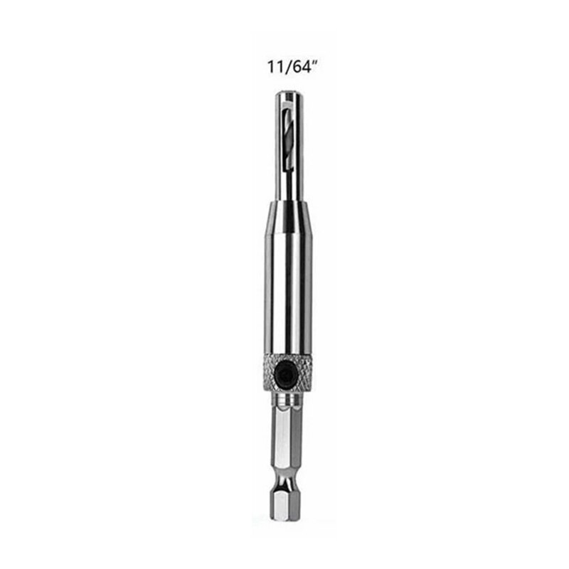 1pcs HSS Self Centering Hinge Drill Bit Door Window Cabinet Woodworking Hole Puncher Wood Reaming Tool Countersink Drill Bits: 11-64mm