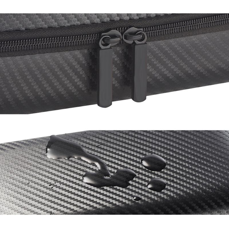 Sac portatif de poche de transport de boîtier de rangement de modèle de carbone d'unité centrale pour la télécommande d'air de DJI MAVIC 2