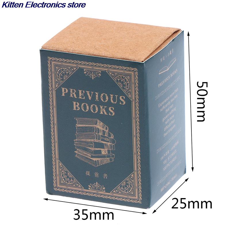 100pcs/box European Retro Kraft Paper Scrapbooking/Card Making/Journaling Project DIY Diary Decoration Cards