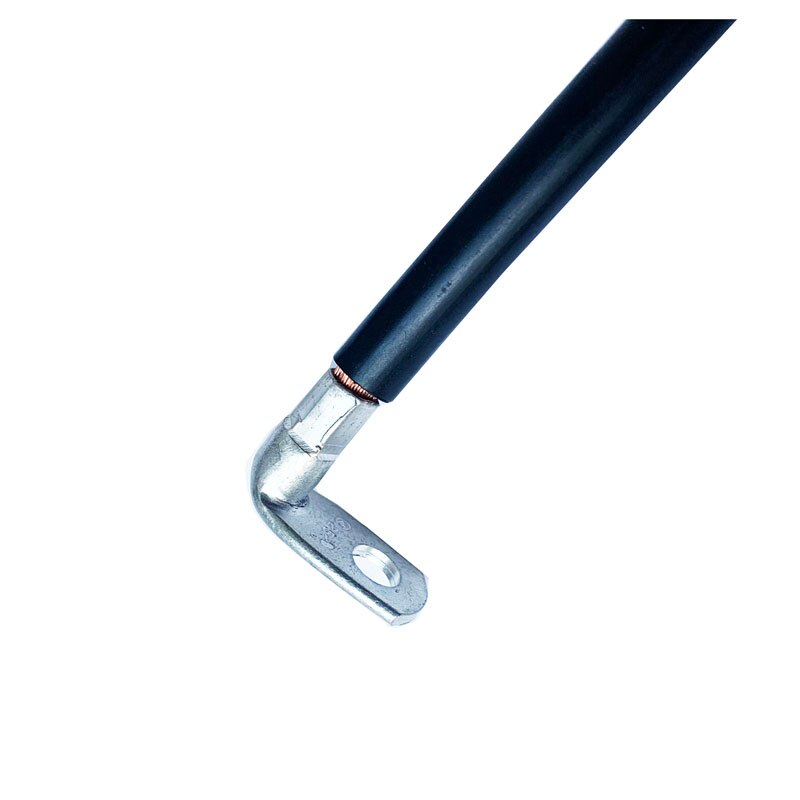 Right-angle terminal connection line L-shaped terminal cable connection line