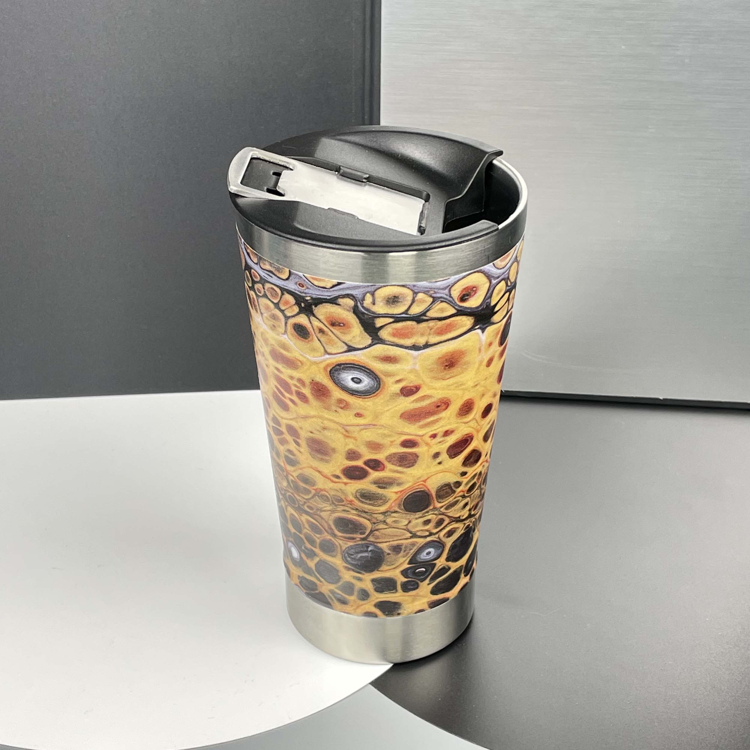 473ML Stainless Steel Beer Mugs Gold Wine Tumbler Cups For Cocktail Coffe Cup Metal Drinking Mug for Bar Drinkware Coffee Mug