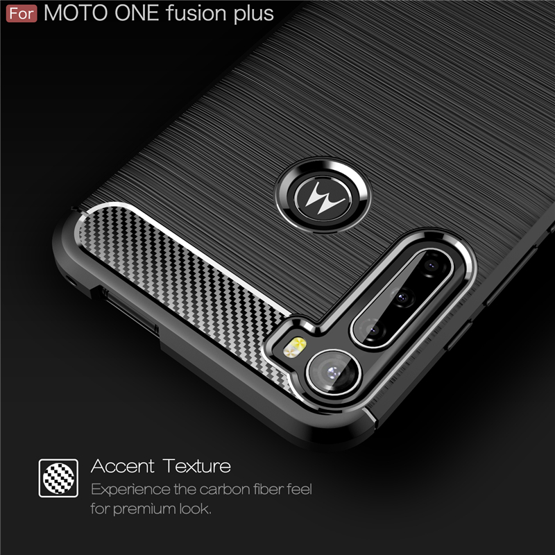 Funda para Motorola Moto One Fusion Plus, funda de silicona para Moto One Fusion Plus