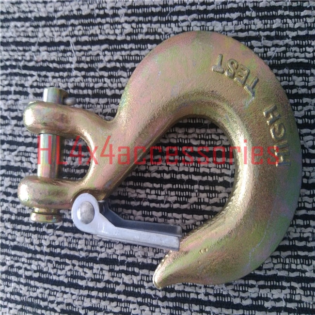 Winde haken schwere anzüge Winde gurt seil Erholung Clevis greifen haken für Dyneema winde seil 4x4 offroad zubehör