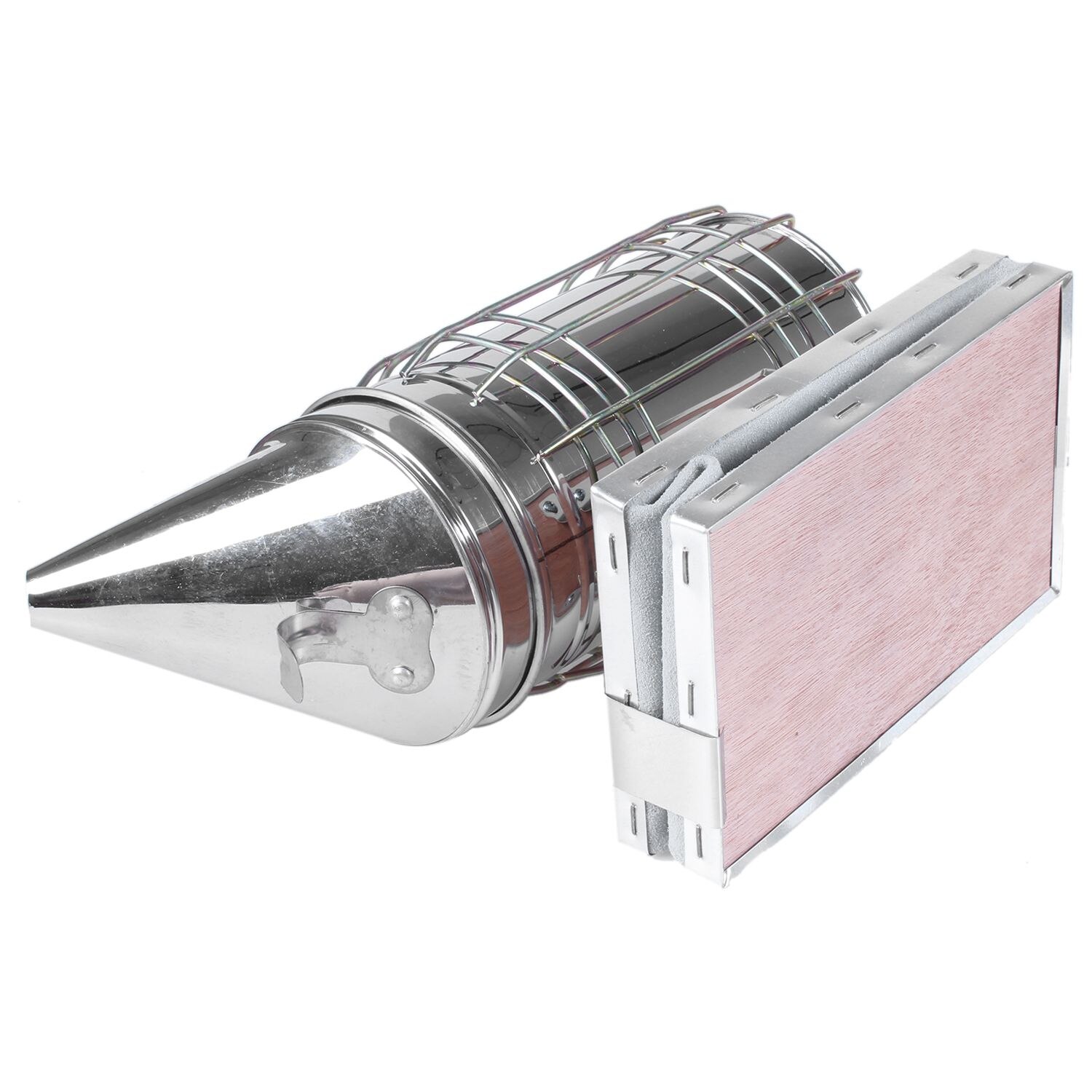 Rvs Bee Hive Roker Gegalvaniseerd Ijzer Met Hitteschild Bescherming Bijenteelt Tool Bijenteelt Apparatuur