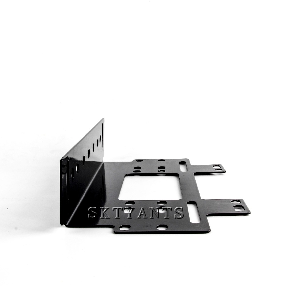 Universele Front Bull Bar Nummerplaat Beugels Auto Bull Bar Bumper Mount Houder Beugel Zwart Offroad Werk Licht Led Rijden