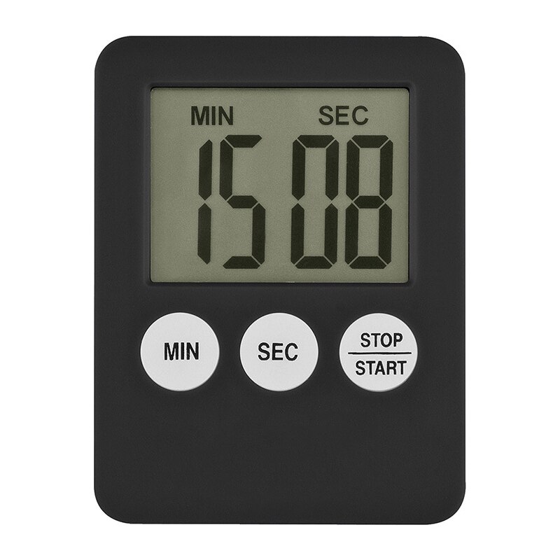 1 st Mode Eenvoudige Super Dunne LCD Digitale Scherm Kookwekker Vierkante Koken Timer Tellen Countdown Alarm Met magneet