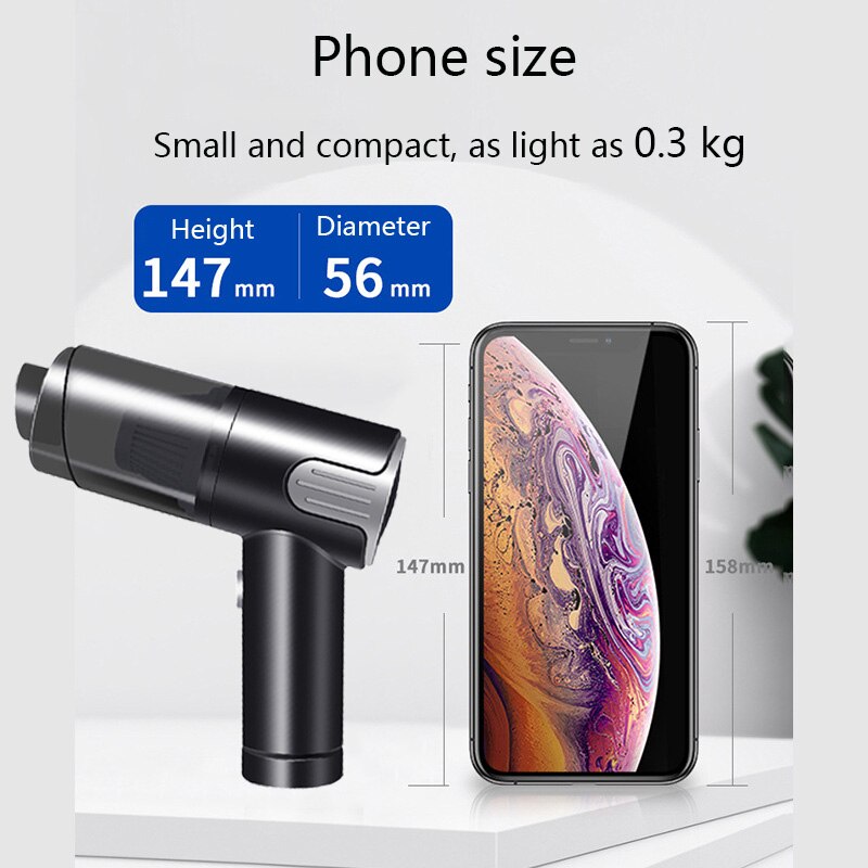 9000pa Handheld Vacuum Cleaner Wireless Compressed Air Duster Rechargeable Cordless Auto Portable For Car Home Computer Keyboard