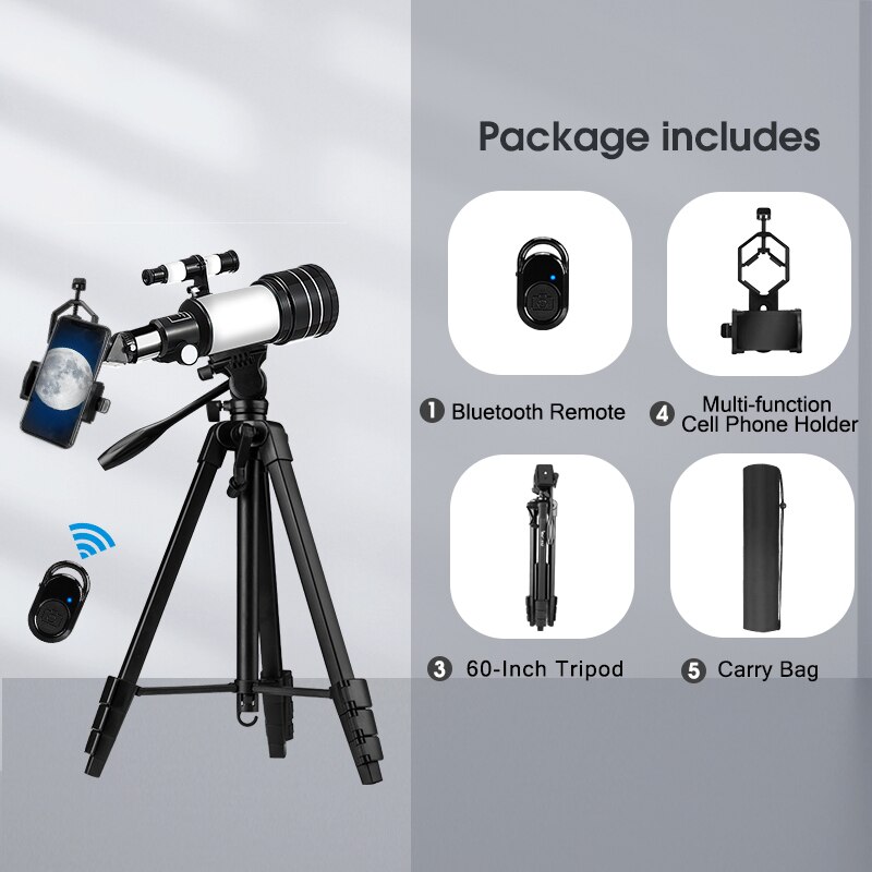 Stativ för 152cm kameror för dslr/slr med vätskehuvud i aluminium, fotostativ med telefonhållare &amp; avlägsen