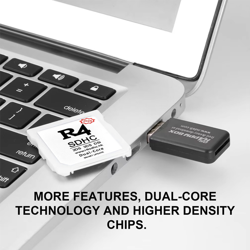 2024R4 SDHC HK-adapter Veilige digitale geheugenkaart Brandende kaart Gamekaart Flashcard Duurzaam materiaal Compacte draagbare flashcard