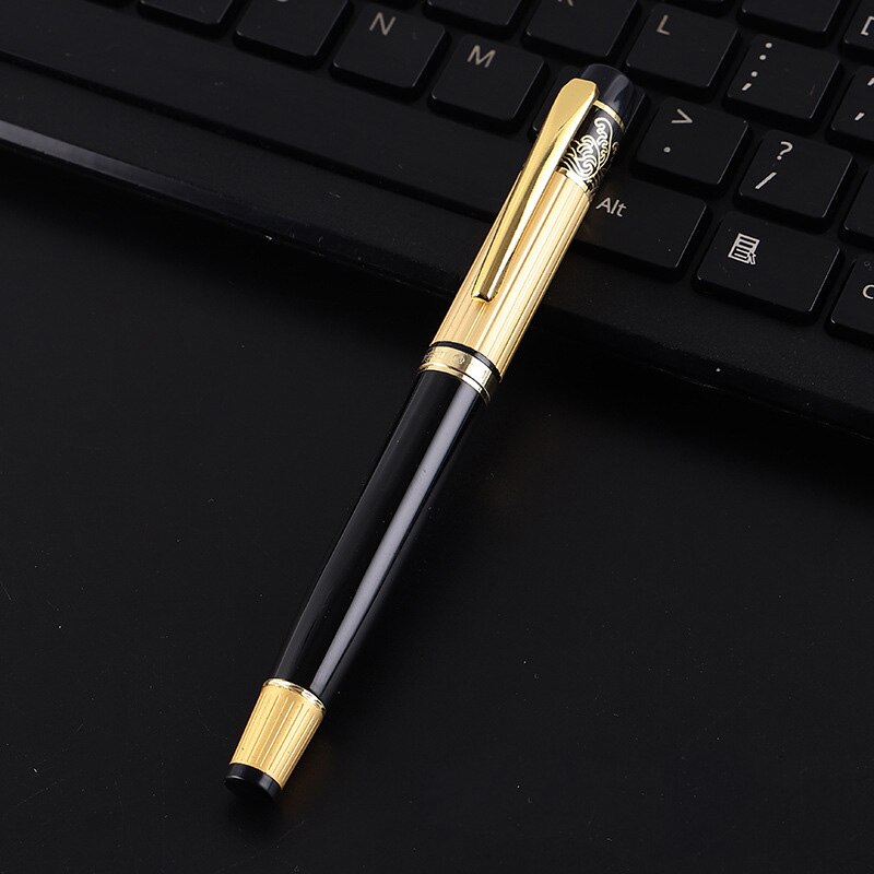 Diplomat Traveller Donker Rood Goud vulpenset, metalen vulpenset met schrijfinkt en converter, schrijfset