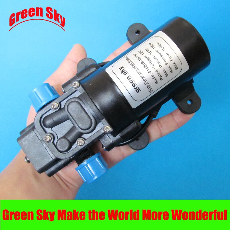 1L/min 12V DC 15W 1Mpa mist fog spray maker high pressure sprayer pump