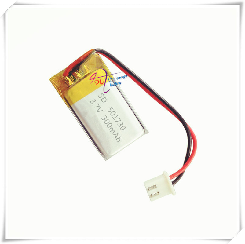 Batterie lithium polymère XH2.54 300mAh 501730 3.7V, stylo de lecture, point d&#39;enregistrement, Bluetooth business