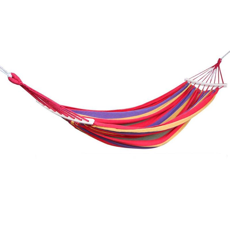 Portable voyage Camping suspendu hamac maison chambre balançoire lit paresseux chaise chaise pliable jardin pas de bâtons: I 190x150cm