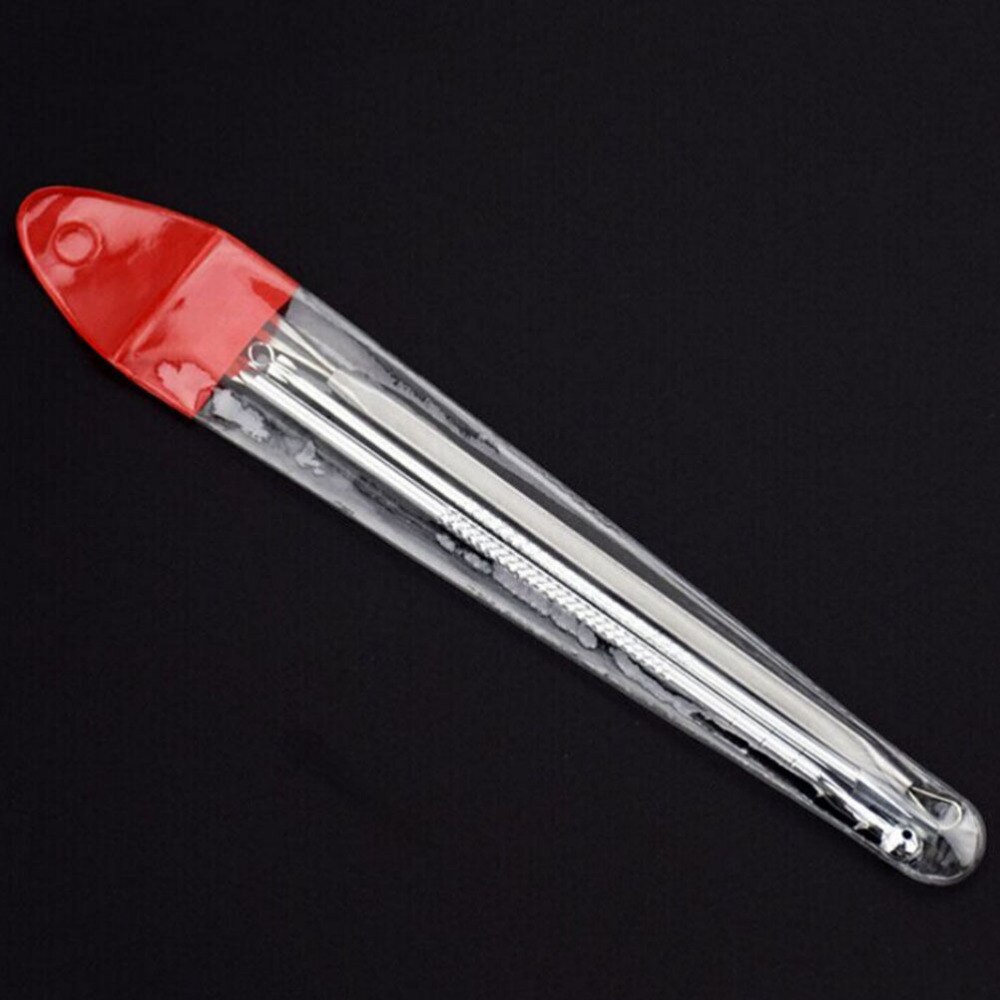 Comedone Extractor Stainless Needles Antibacterial Acne Cleansing Cleaning Removal Ear Care Tools 3Pcs/set