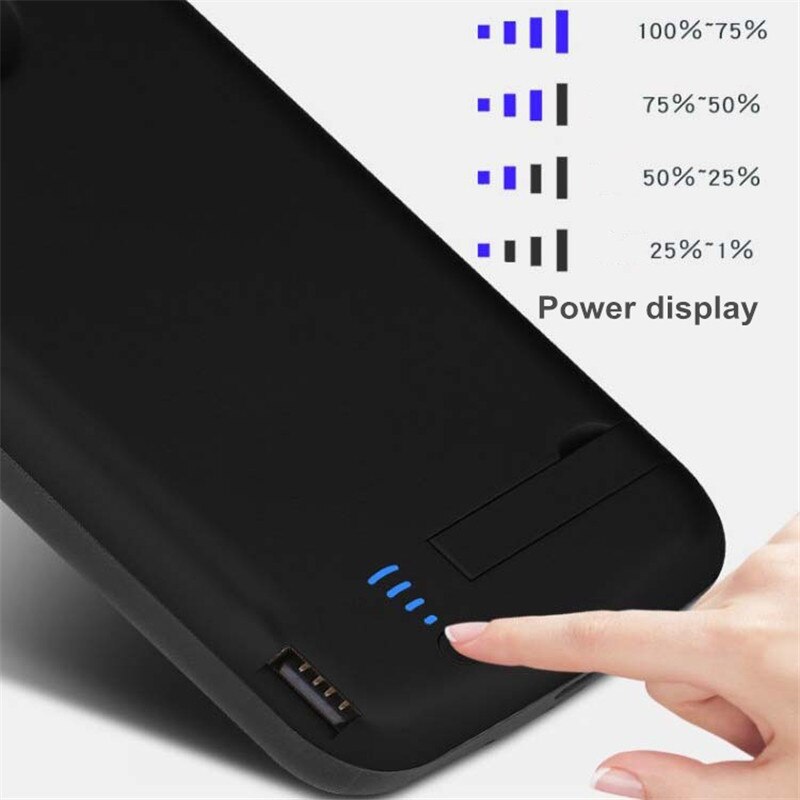 Extpower 6000Mah Voor Xiaomi 6X 8 Mix 2 2S Power Bank Externe Voor Mi 10 Pro 9 pro Mix 3 Smart Telefoon Batterij Lader Case