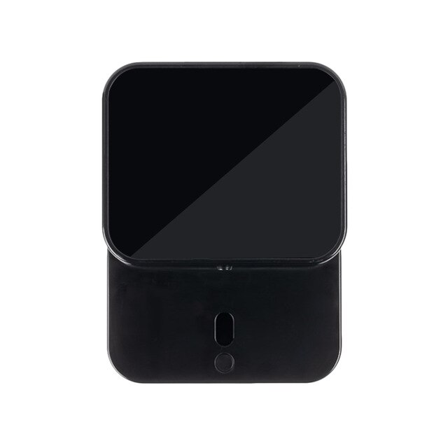 Wall-mounted LED screen hand washing automatic induction foam soap dispenser Infrared smart hand sanitizer machine: Black