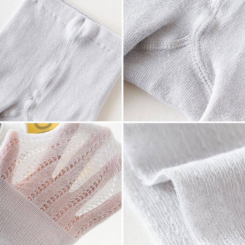Leuke Zomer Baby Meisje Panty Anti-Muggen Effen Kleur Baby Panty Dunne Ademende Pasgeboren Leggings Kinderen Kous 0-1y