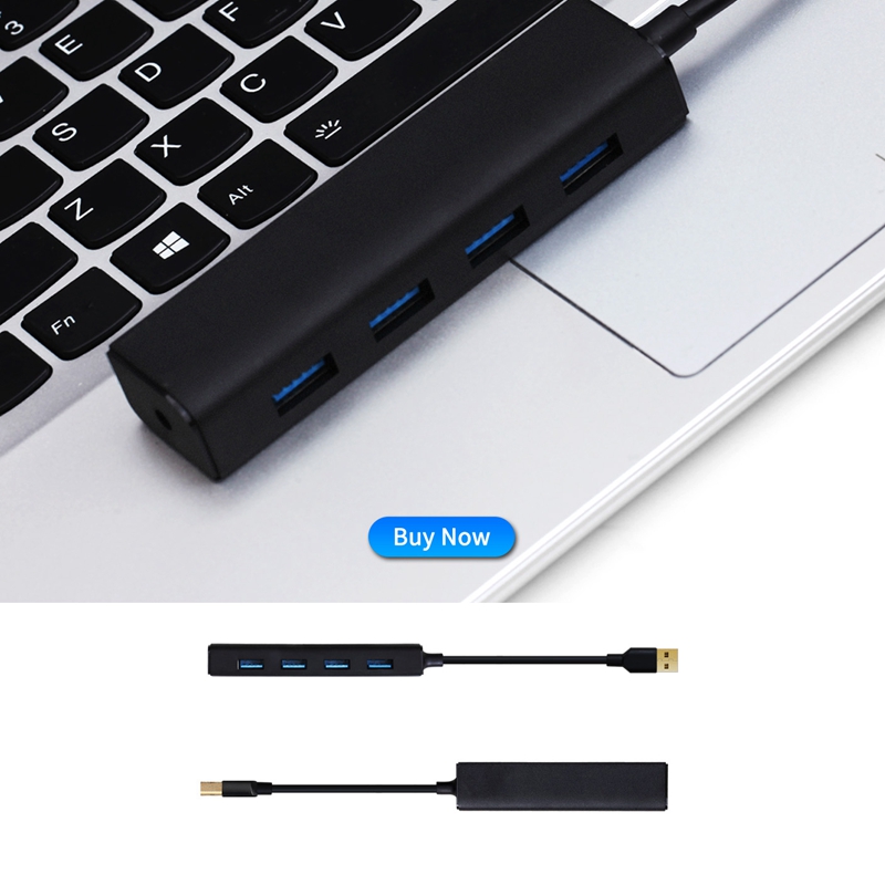 Usb Hub Usb Naar 4 Port USB3.0 5Gbps Draagbare Hub Adapter Voor Imac Pro Air Mac Mini/Pro oppervlak Pro Pc Laptop