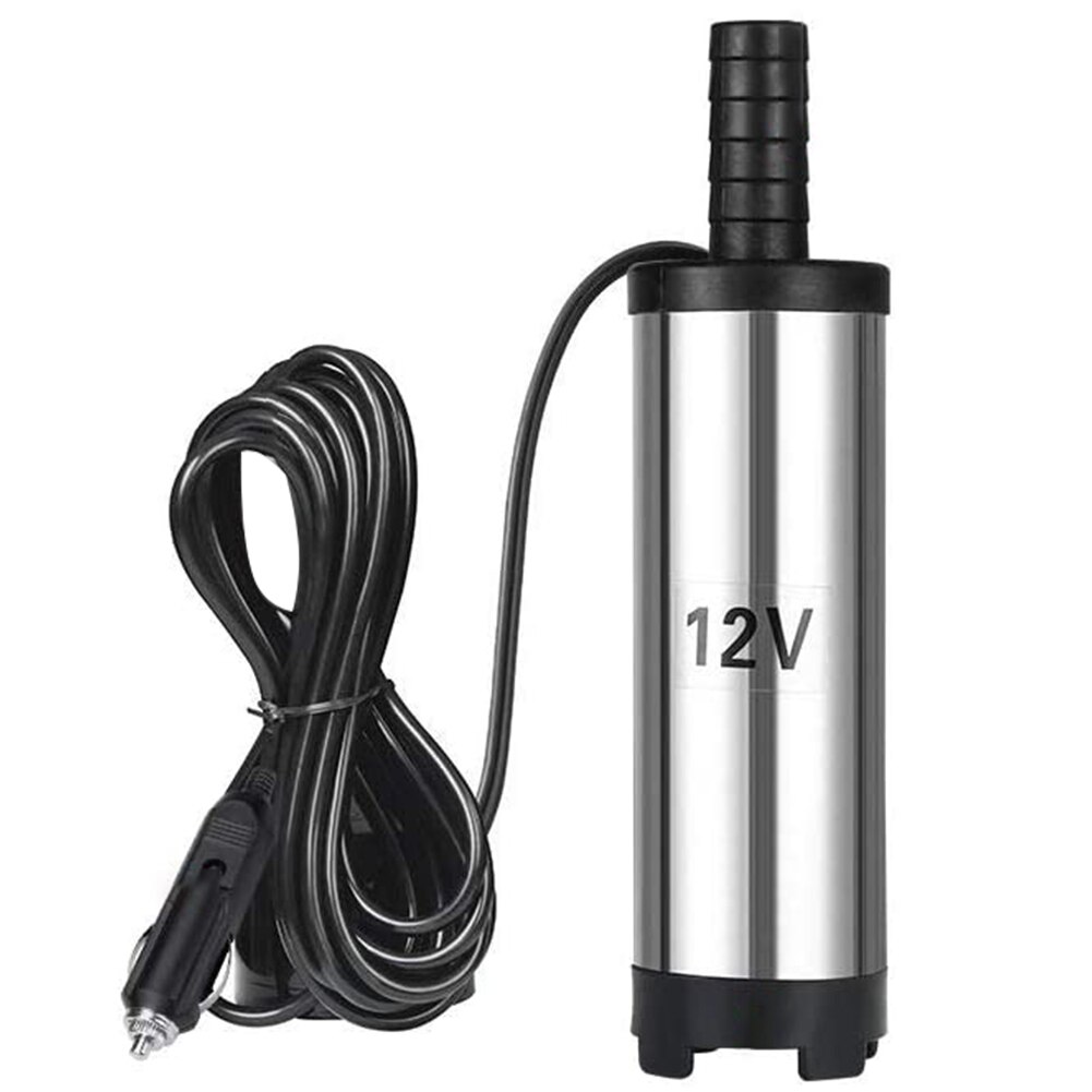 Diesel Fuel Pump 38mm 12V 24V Electric Gasoline Oil Air Transfer Tools Extractor Emergency Vehicle Car Plug Pumping Core Vents: 12V