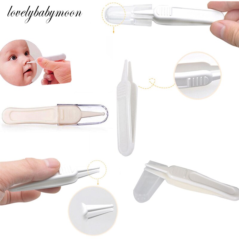 1/2/3/4/5 Stuks Baby Veiligheid Pincet Plastic Pincet Oor Neus Schoon Neus oren Vuile Baby Care