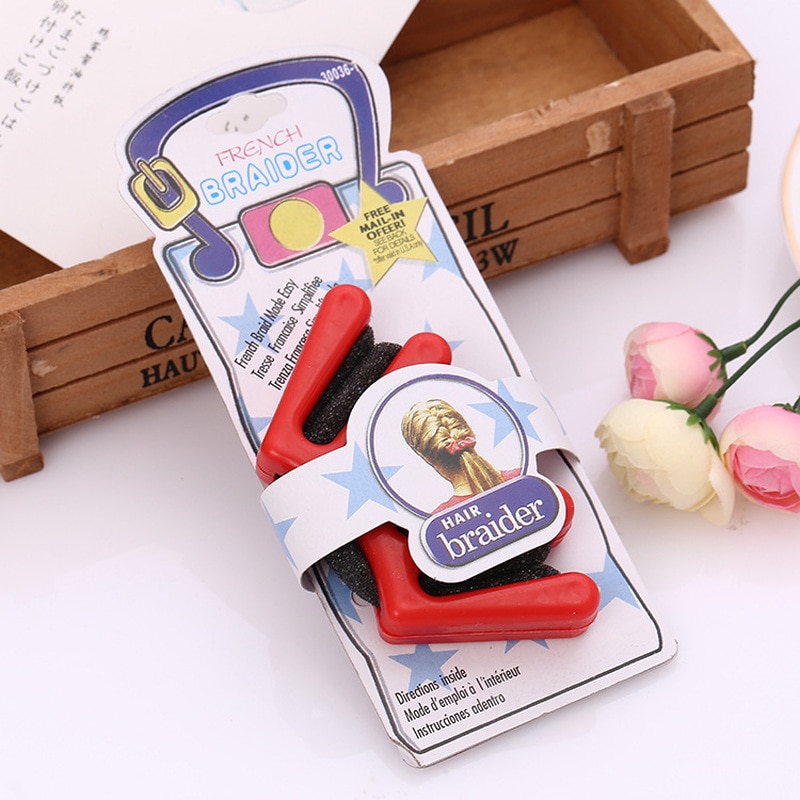Trenza de pelo trenzado de estilo francés para mujeres y niñas, herramienta de peinado para cabello trenzado, 1 Uds.