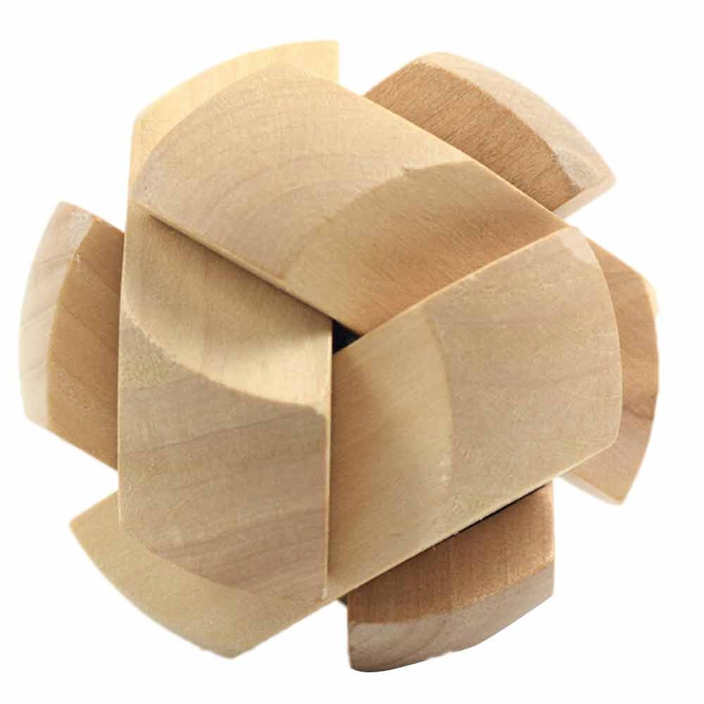 3D Holzspielzeug IQ Brain Teaser Erwachsene Educatief Kids Puzzels