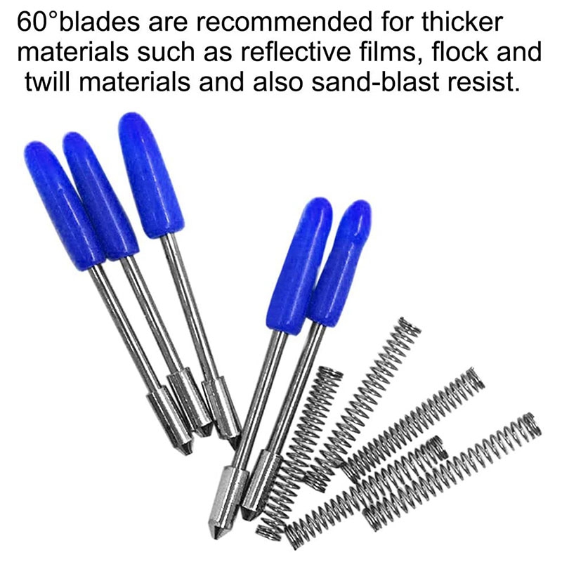 30 / 45 / 60 Degree Engraving Knives for Cb09 Cb09U Graphtec Vinyl Cutter Plotter Cutting Blades 90Pcs