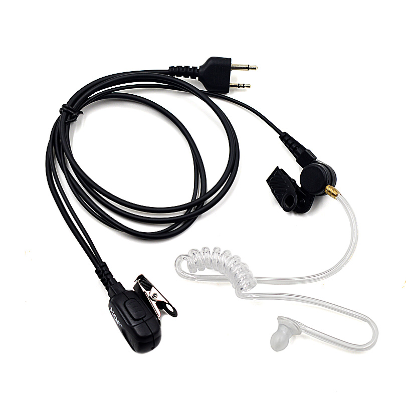 Covert Acoustic Tube Earpiece Headset Mic for Midland Transceiver Ham Radio G7 G8 G9 G10 Alan 39 42 75-785 75-786 75-810 75-820