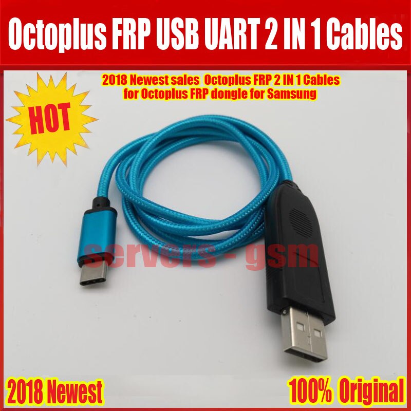 Octoplus FRP USB UART 2 in 1 Kabel (micro + type c) EFT UART kabel Voor Octoplus FRP Dongle, EFT Dongle voor samsung