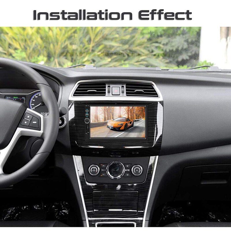 Double Din Car Stereo Upgrade 7 Inch Contact Screen Car MP5 Player with Rear-View Camera,AM/FM Radio Receiver, Bluetooth , Mirro
