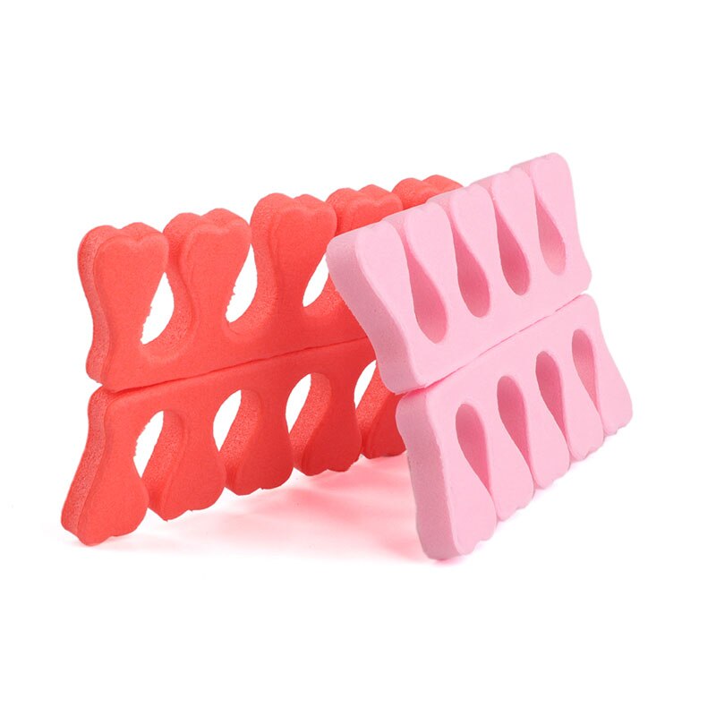 100Pcs Soft Foam Sponge Toe Separators Popular Finger Separator Dividers Nail Art Manicure Pedicure Nail Gel Tools #3374