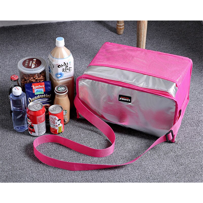 SANNE 21L Flamingo Diagonale spreizen Isolierte Thermische Tasche Große Kapazität Eis Beutel Picknick Kühltasche Mit Seite Tasche Mittagessen Kasten